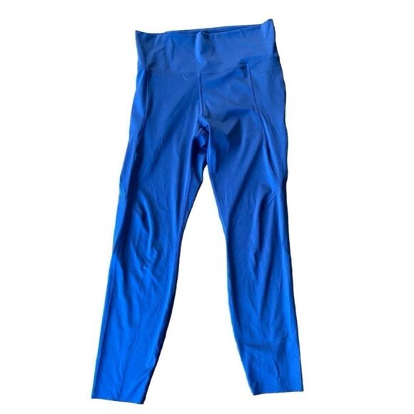 All in Motion Flex Ribbed High-Rise 7/8 Leggings Navy Medium - Picture 2 of 7